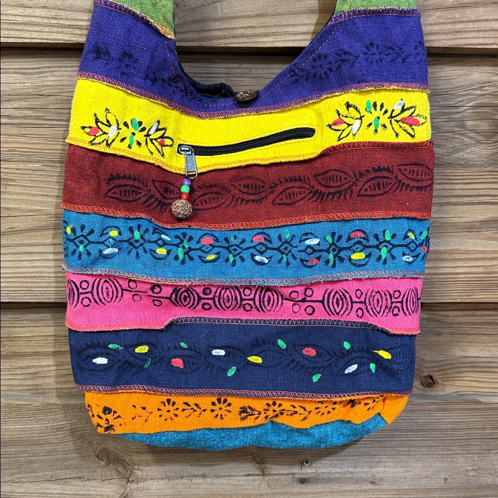 Rising International Hobo Patchwork Shoulder Bag - image 2